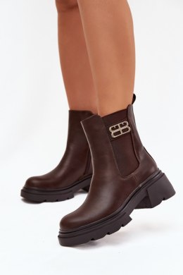 Sztyblety Model Serene 168-598 Brown - Step in style Step in style