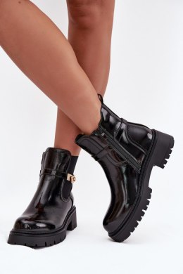 Sztyblety Model Vivessa F50-2 Black Lakier - Step in style Step in style