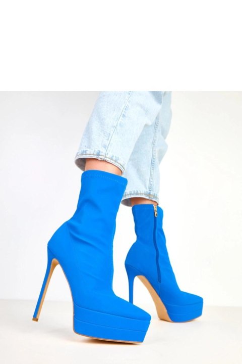 Botki Model Ramla YES-3858-1 Blue - Solea Solea Botki Model Ramla YES-3858-1 Blue - Solea Solea