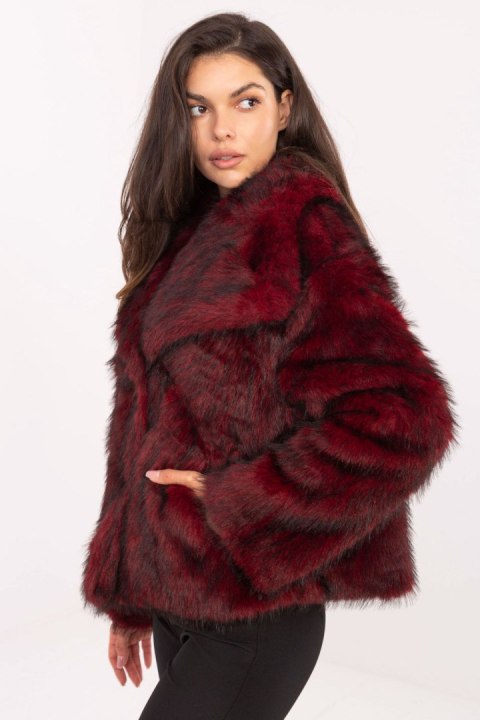 Kurtka Damska Model IT-KR-2501.43P Bordo - Rue Paris Rue Paris Kurtka Damska Model IT-KR-2501.43P Bordo - Rue Paris Rue Paris