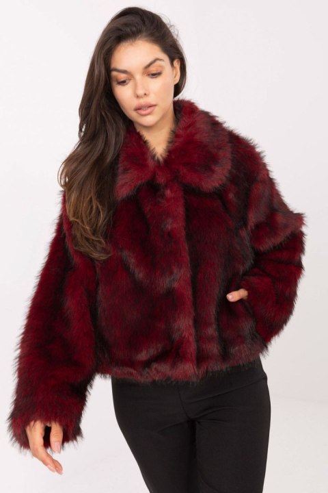 Kurtka Damska Model IT-KR-2502.50 Bordo - Rue Paris Rue Paris Kurtka Damska Model IT-KR-2502.50 Bordo - Rue Paris Rue Paris
