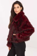 Kurtka Damska Model IT-KR-2502.50 Bordo - Rue Paris Rue Paris Kurtka Damska Model IT-KR-2502.50 Bordo - Rue Paris Rue Paris