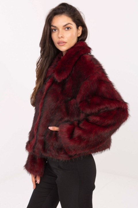 Kurtka Damska Model IT-KR-2502.50 Bordo - Rue Paris Rue Paris Kurtka Damska Model IT-KR-2502.50 Bordo - Rue Paris Rue Paris