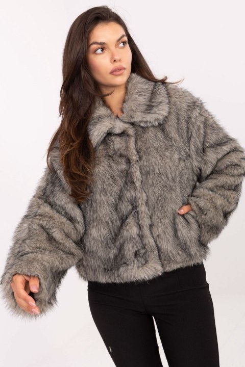 Kurtka Damska Model IT-KR-2502.50 Grey - Rue Paris Rue Paris