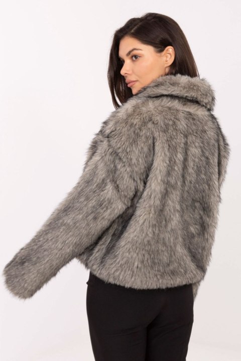 Kurtka Damska Model IT-KR-2502.50 Grey - Rue Paris Rue Paris Kurtka Damska Model IT-KR-2502.50 Grey - Rue Paris Rue Paris