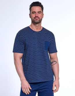 PIŻAMA MĘSKA 325/175 LAGOON KR R.3XL-4XL CORNETTE