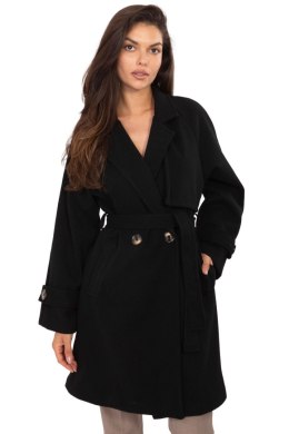 Płaszcz Damski Model IT-PL-A9589.58 Black - Rue Paris Rue Paris