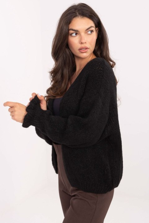 Sweter Kardigan Model MI-SW-0904.82 Black - Rue Paris Rue Paris Sweter Kardigan Model MI-SW-0904.82 Black - Rue Paris Rue Paris