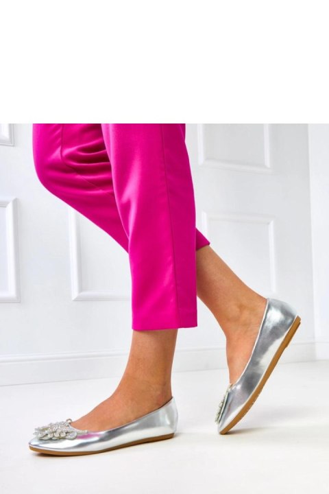 Baleriny Model Gruca GJ3092-5 Silver - Solea Solea Baleriny Model Gruca GJ3092-5 Silver - Solea Solea