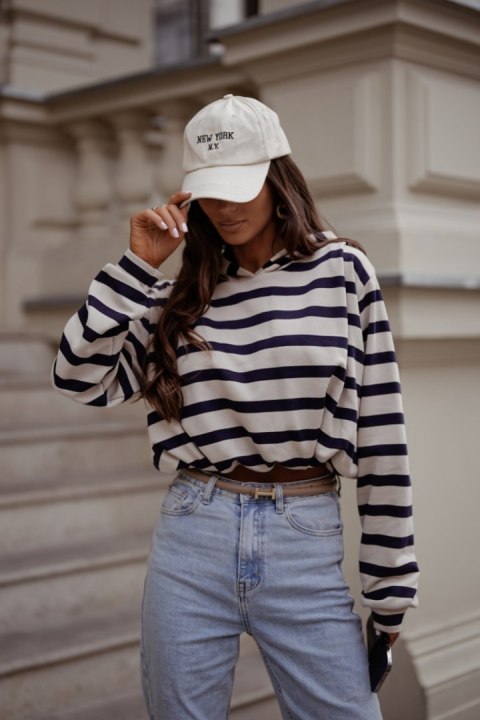 Bluza Damska Model Erith 380691656 Beige/Navy - LaBalancia LaBalancia Bluza Damska Model Erith 380691656 Beige/Navy - LaBalancia LaBalancia
