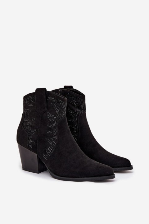 Botki Model Arabella HB-287 Black - Step in style Step in style