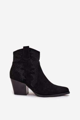 Botki Model Arabella HB-287 Black - Step in style Step in style