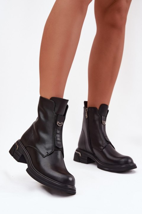 Botki Model Karisse 25BT04-9347 Black - Step in style Step in style