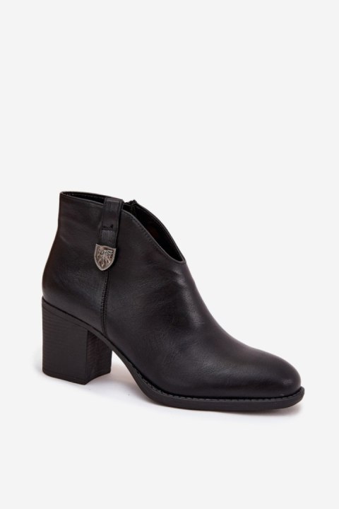 Botki Model Talienne ASA250-11 Black - Step in style Step in style Botki Model Talienne ASA250-11 Black - Step in style Step in style