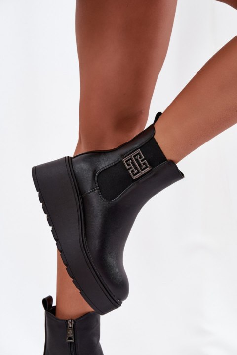 Botki Model Vinceza 58551 Black - Step in style Step in style Botki Model Vinceza 58551 Black - Step in style Step in style