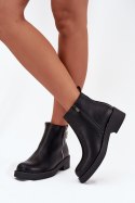 Botki Model Vionna NS503P Black - Step in style Step in style
