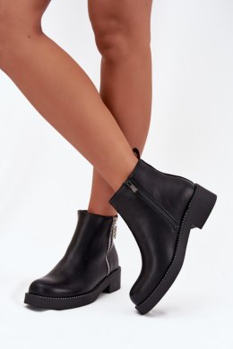 Botki Model Vionna NS503P Black - Step in style Step in style