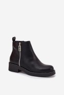 Botki Model Vionna NS503P Black - Step in style Step in style