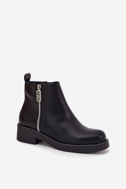 Botki Model Vionna NS503P Black - Step in style Step in style