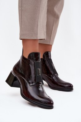 Botki Model Zazoo 60560 Bordo - Step in style Step in style
