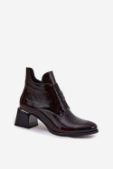 Botki Model Zazoo 60560 Bordo - Step in style Step in style