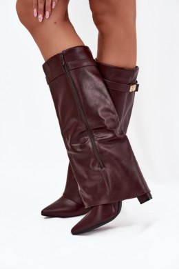 Kozaki Model Diorna LQ-69 Bordo - Step in style Step in style