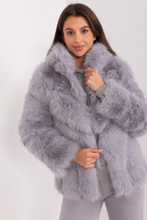 Kurtka Damska Model AT-KR-2386.00P Grey - AT AT