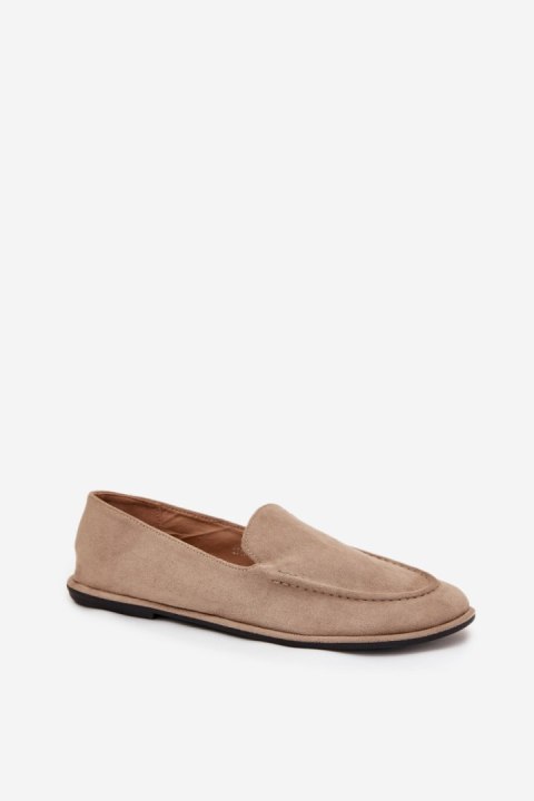 Mokasyny Model Miryelle 2517 Beige - Step in style Step in style Mokasyny Model Miryelle 2517 Beige - Step in style Step in style