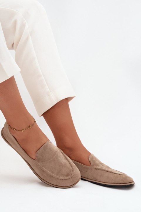 Mokasyny Model Miryelle 2517 Beige - Step in style Step in style Mokasyny Model Miryelle 2517 Beige - Step in style Step in style
