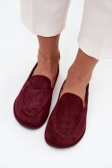 Mokasyny Model Miryelle 2517 Bordo - Step in style Step in style