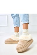 Śniegowce Model Almeida C2021-4 Beige - Solea Solea Śniegowce Model Almeida C2021-4 Beige - Solea Solea