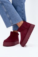 Śniegowce Model Corcoran VL241P Bordo - Step in style Step in style