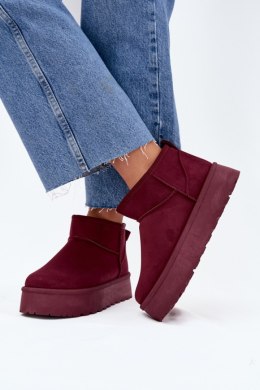 Śniegowce Model Corcoran VL241P Bordo - Step in style Step in style