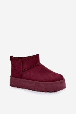 Śniegowce Model Corcoran VL241P Bordo - Step in style Step in style