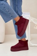 Śniegowce Model Corcoran VL241P Bordo - Step in style Step in style