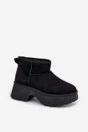 Śniegowce Model Mavelle BL618P Black - Step in style Step in style