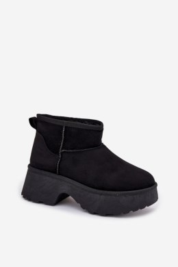 Śniegowce Model Mavelle BL618P Black - Step in style Step in style