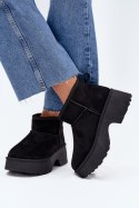 Śniegowce Model Mavelle BL618P Black - Step in style Step in style