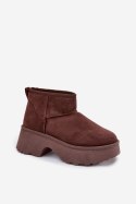 Śniegowce Model Mavelle BL618P Brown - Step in style Step in style