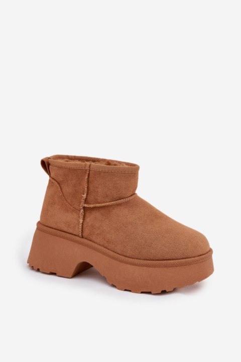 Śniegowce Model Mavelle BL618P Camel - Step in style Step in style Śniegowce Model Mavelle BL618P Camel - Step in style Step in style