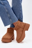 Śniegowce Model Mavelle BL618P Camel - Step in style Step in style