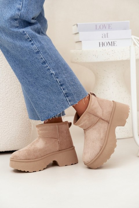 Śniegowce Model Mavelle BL618P Khaki - Step in style Step in style Śniegowce Model Mavelle BL618P Khaki - Step in style Step in style