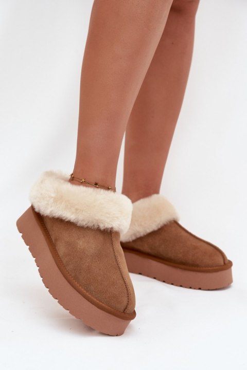 Śniegowce Model Mivelle W5818 Camel - Step in style Step in style
