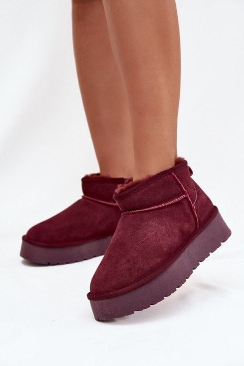 Śniegowce Model Nucca W2528 Bordo - Step in style Step in style