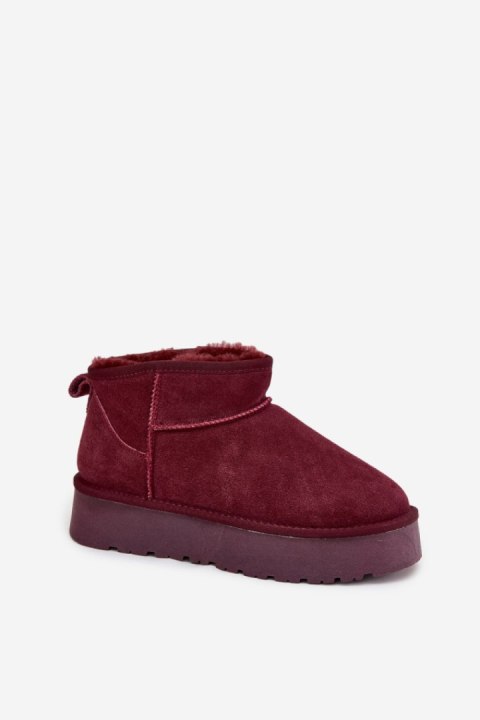 Śniegowce Model Nucca W2528 Bordo - Step in style Step in style Śniegowce Model Nucca W2528 Bordo - Step in style Step in style