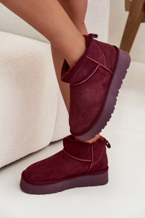 Śniegowce Model Nucca W2528 Bordo - Step in style Step in style Śniegowce Model Nucca W2528 Bordo - Step in style Step in style