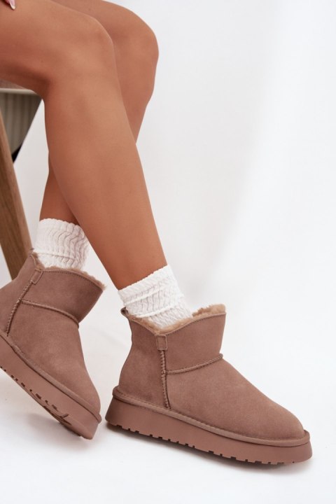 Śniegowce Model Vinceza 97961 Beige - Step in style Step in style Śniegowce Model Vinceza 97961 Beige - Step in style Step in style