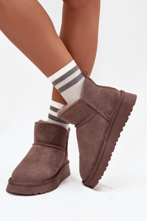 Śniegowce Model Vinceza 97961 Brown - Step in style Step in style Śniegowce Model Vinceza 97961 Brown - Step in style Step in style