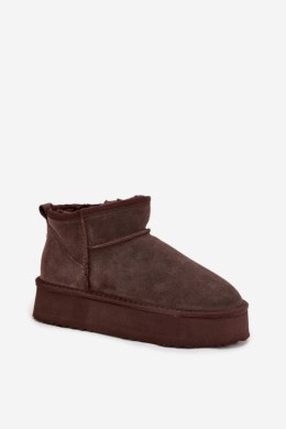Śniegowce Model Vinceza 97962 Czekolada - Step in style Step in style