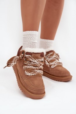 Śniegowce Model Vinceza 97963 Camel - Step in style Step in style